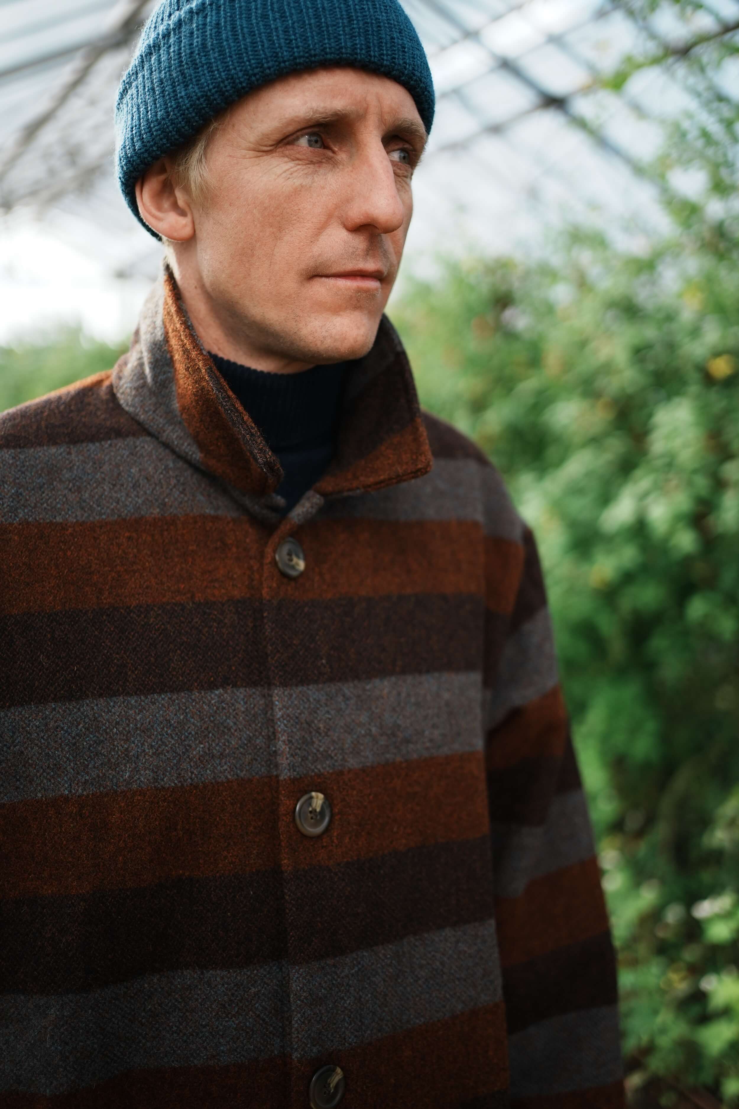 Conker Stripe Wool Jacket - Image 10