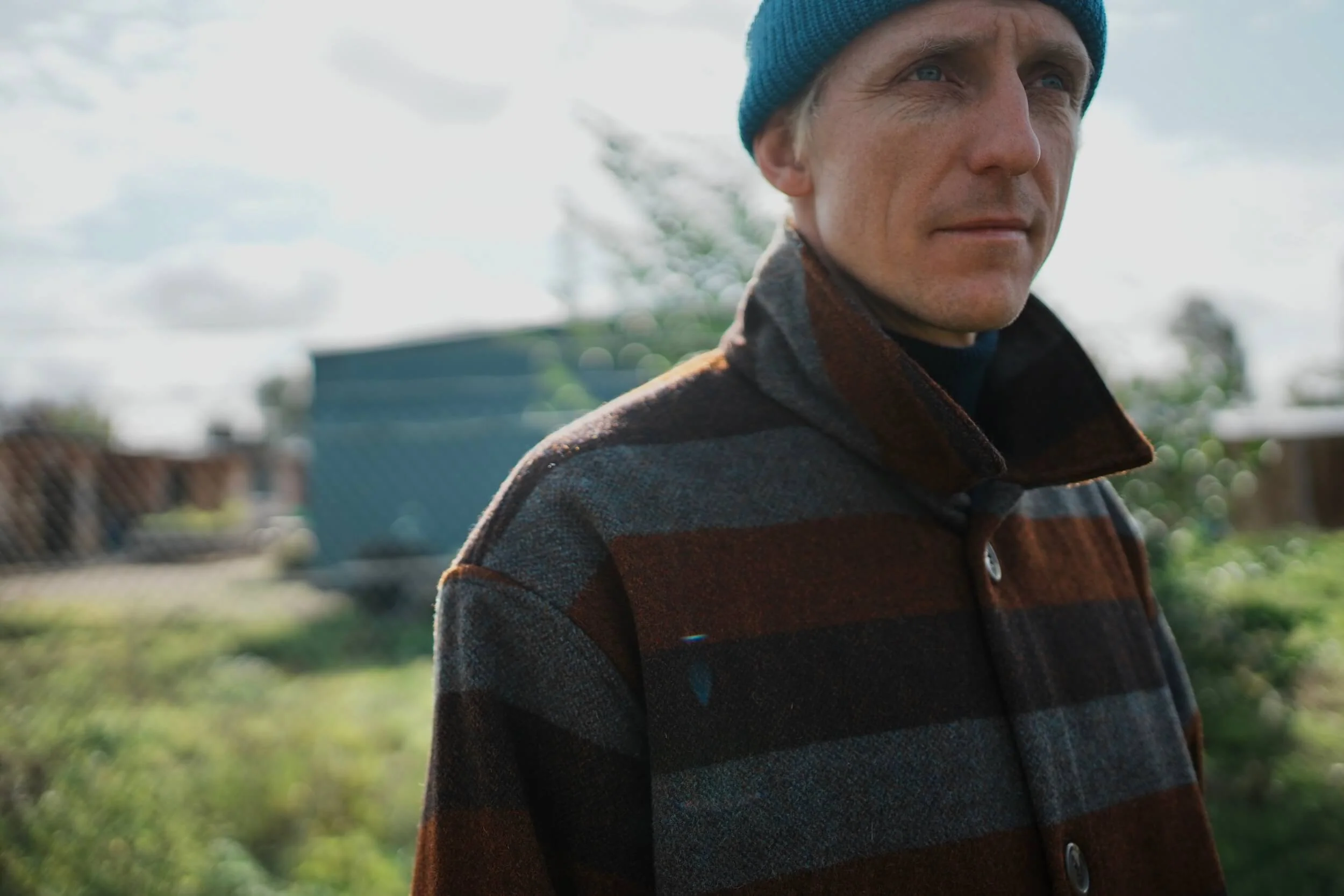 Conker Stripe Wool Jacket - Image 14