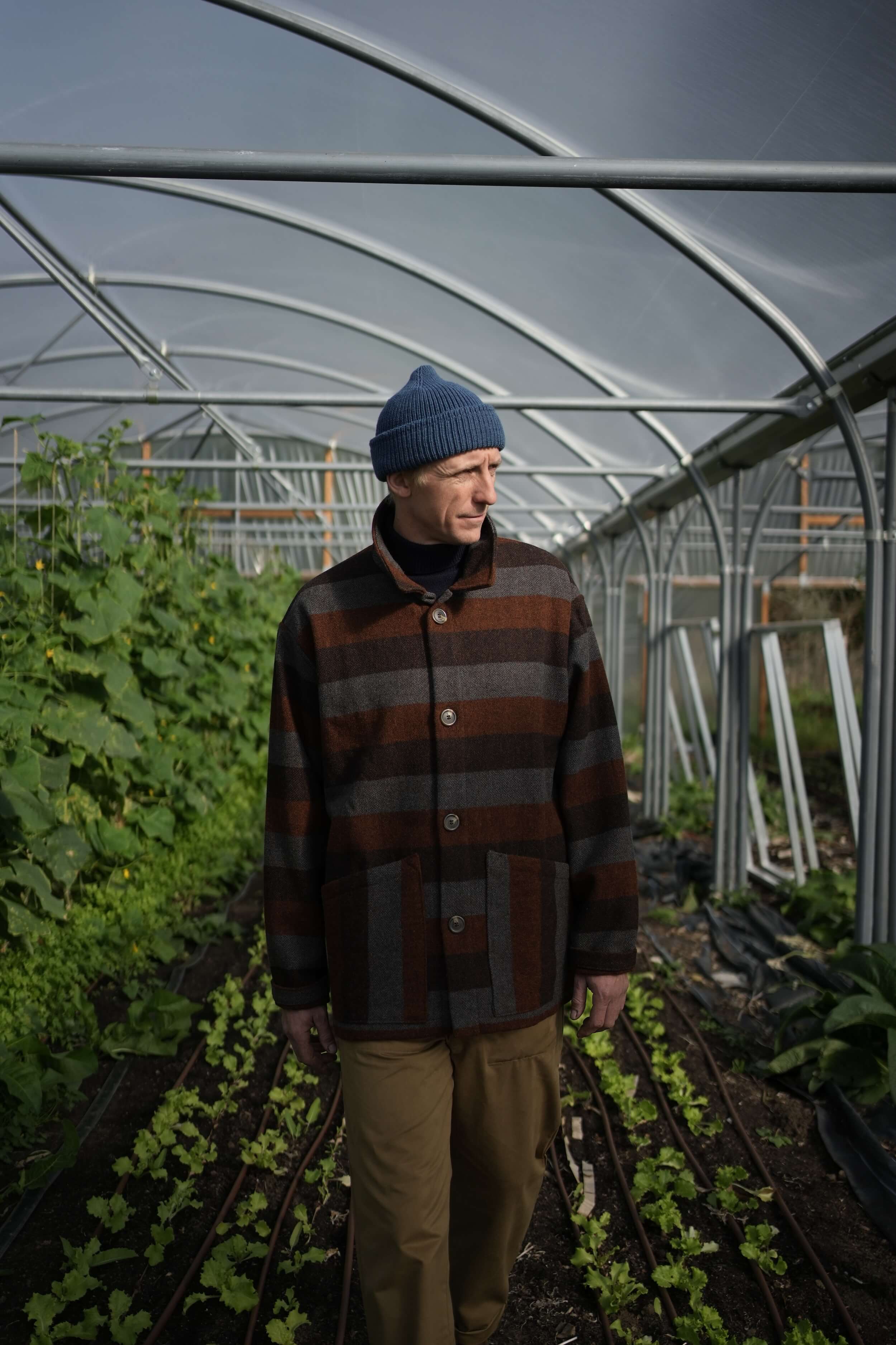 Conker Stripe Wool Jacket - Image 16