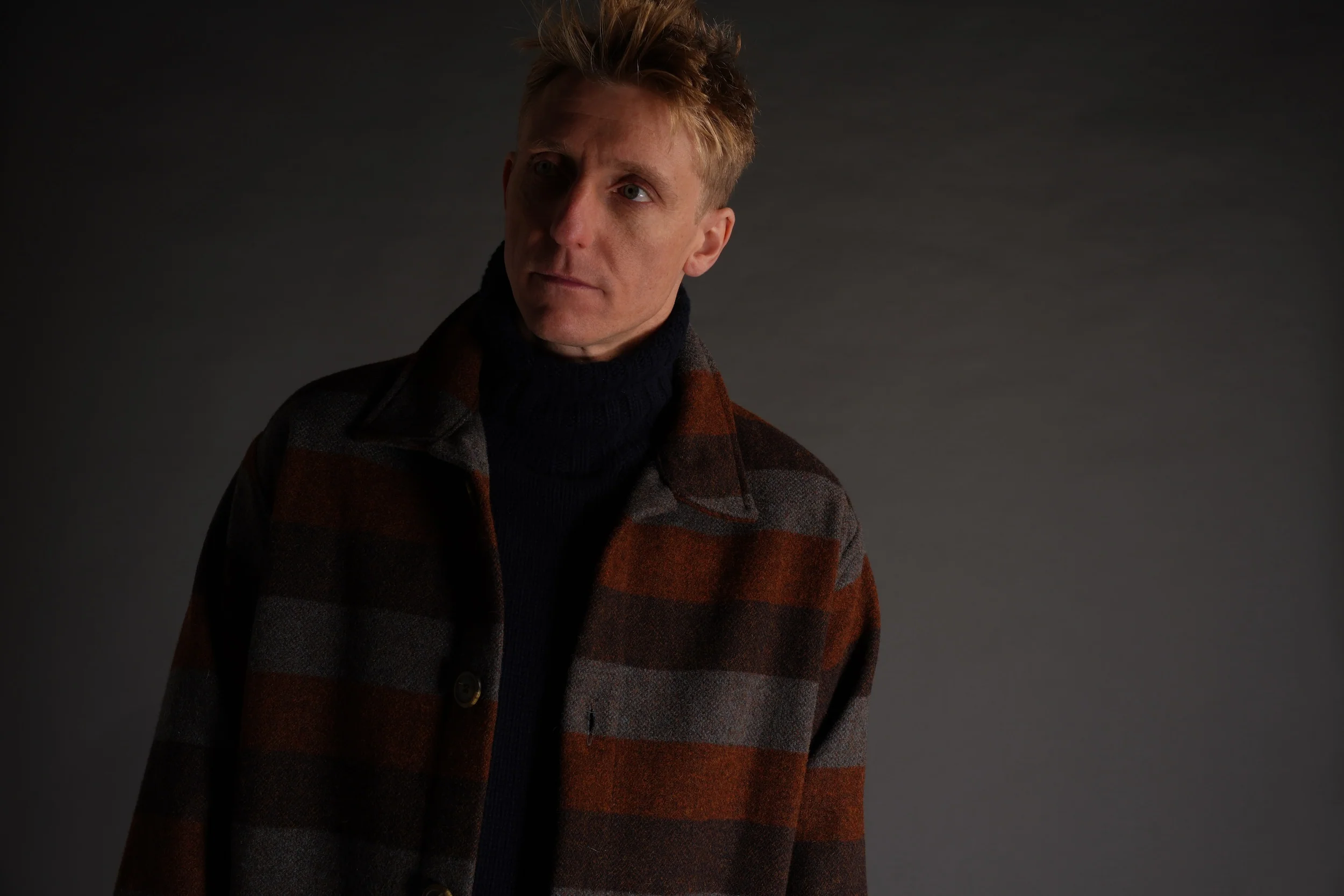 Conker Stripe Wool Jacket - Image 18