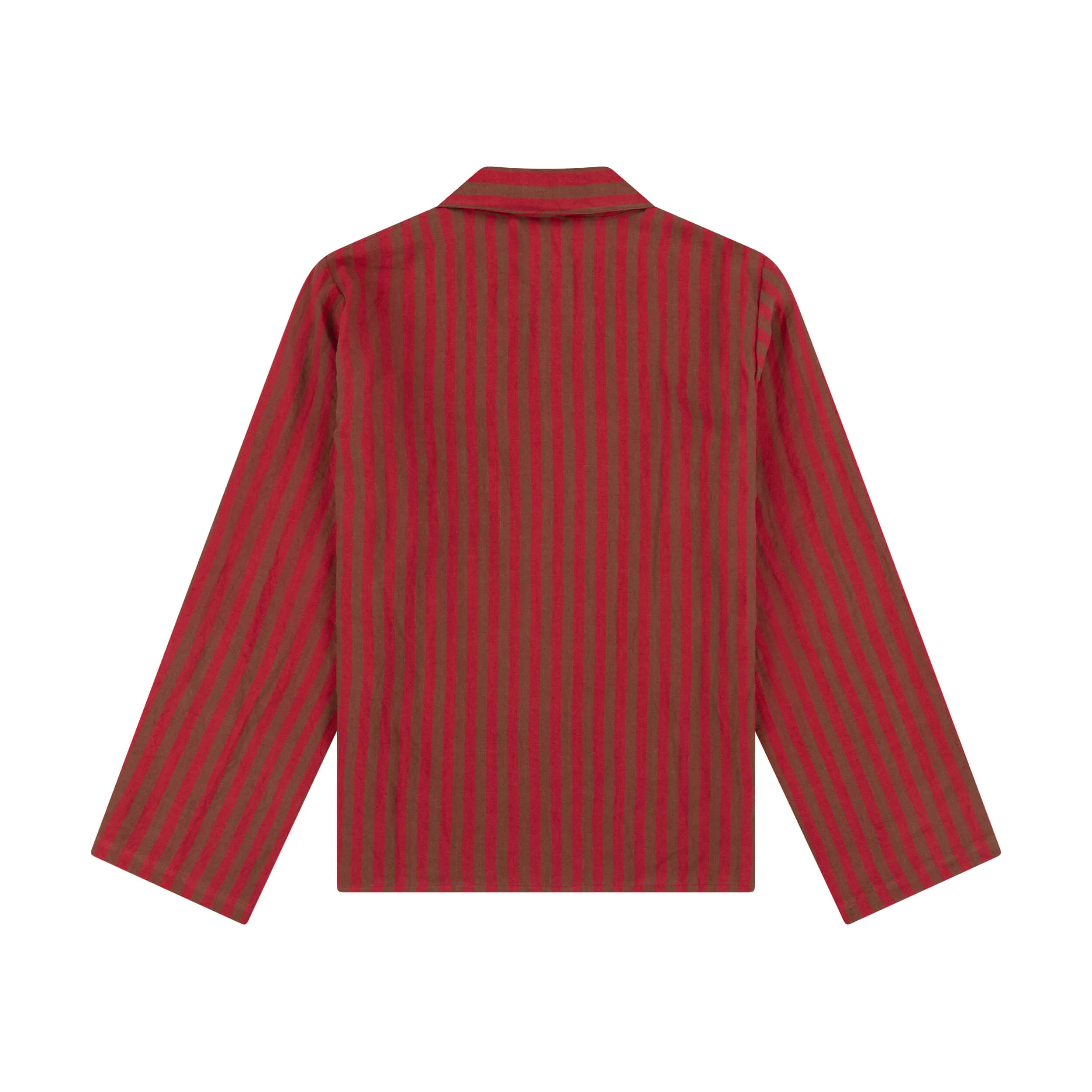 Cherry Striped Irish Linen Pyjamas - Image 4