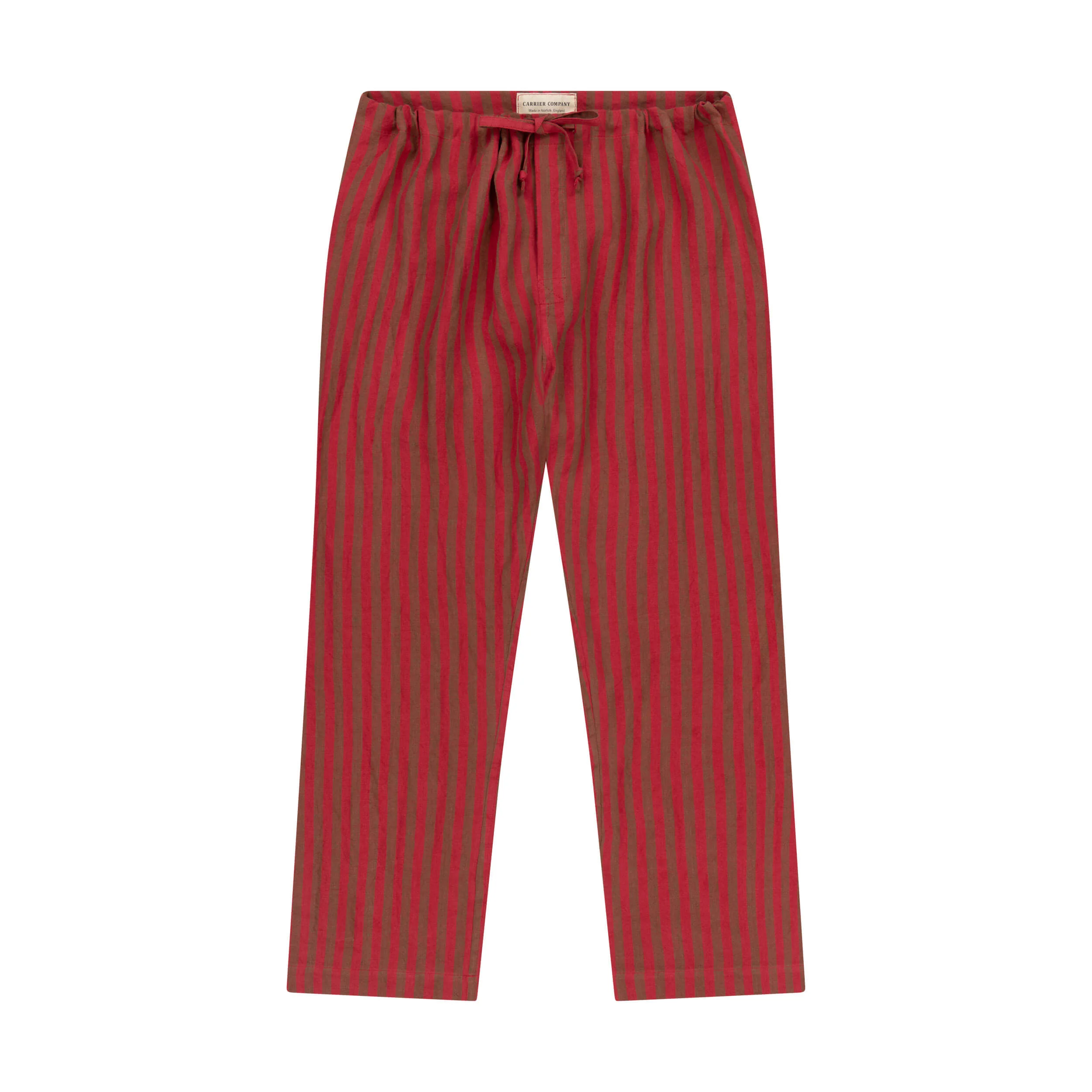 Cherry Striped Irish Linen Pyjamas - Image 6