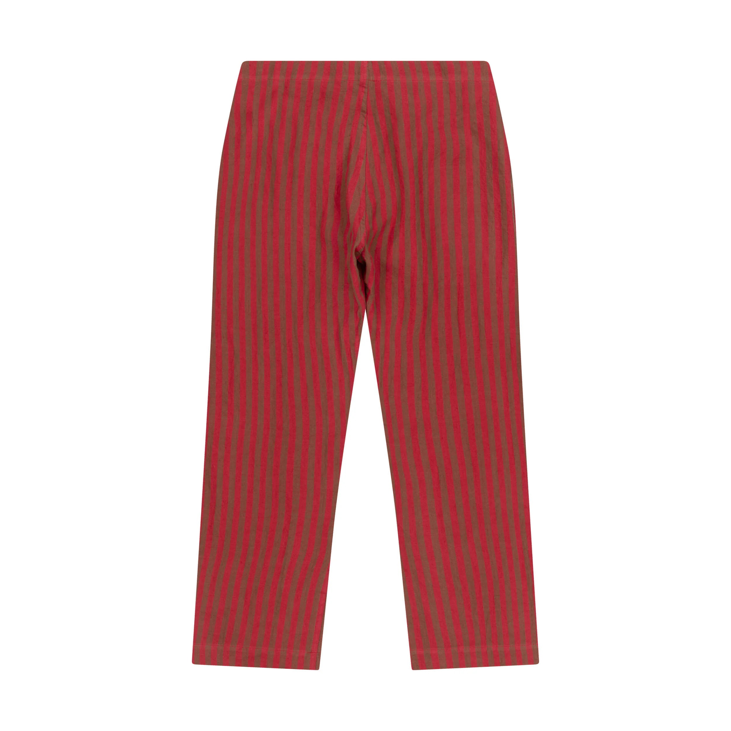 Cherry Striped Irish Linen Pyjamas - Image 8
