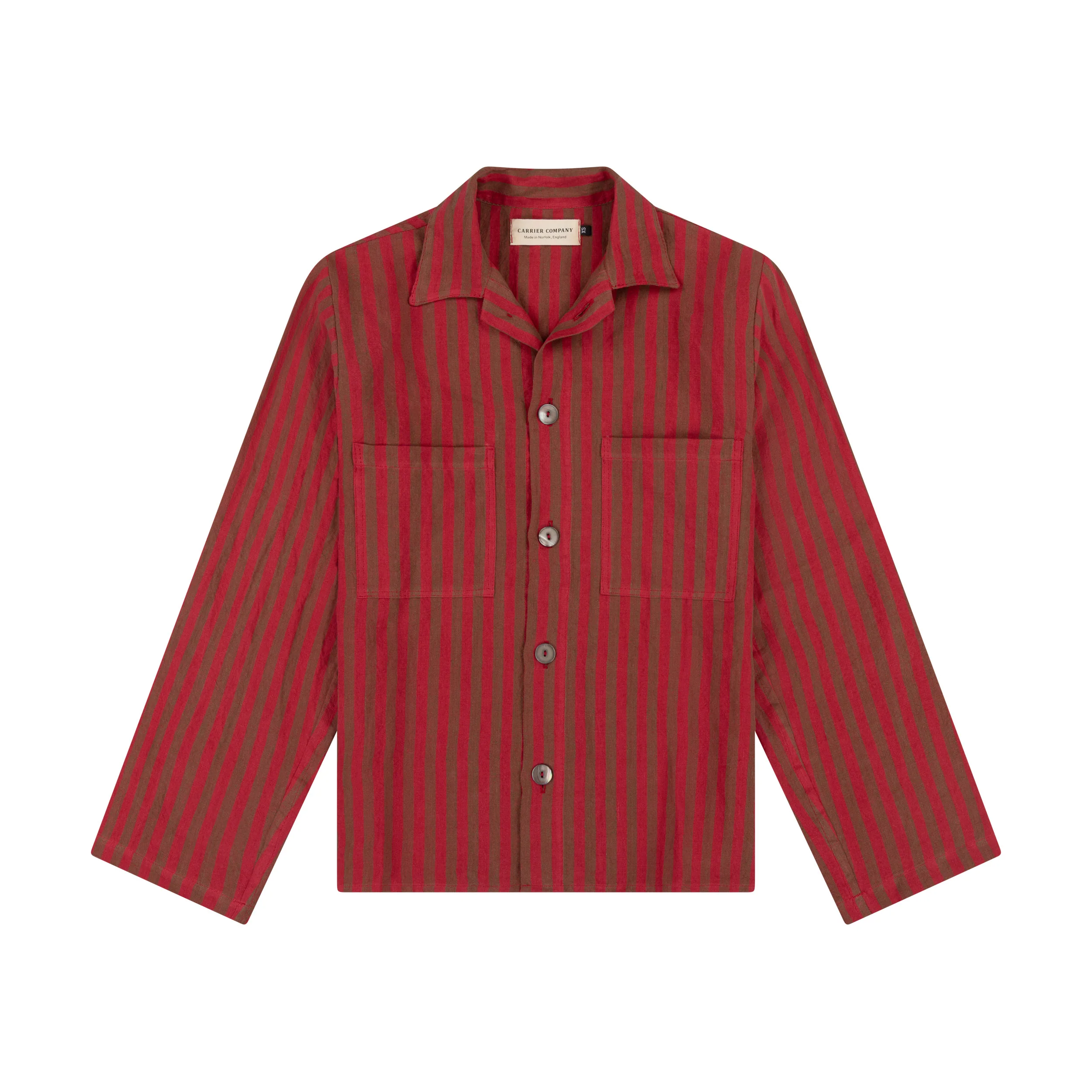 Cherry Striped Irish Linen Pyjamas - Image 9