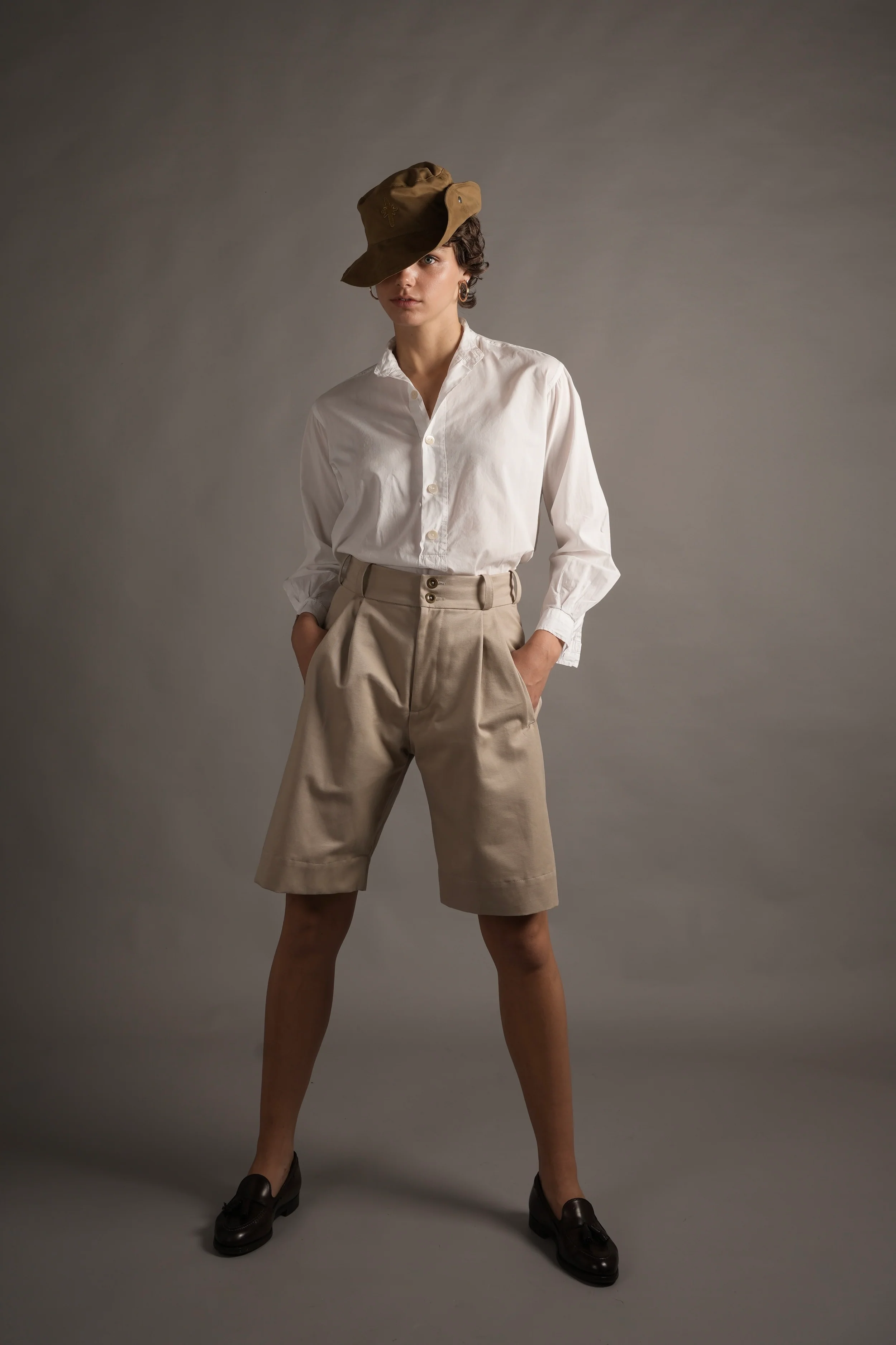 Lightweight Collarless Shirt - Image 5